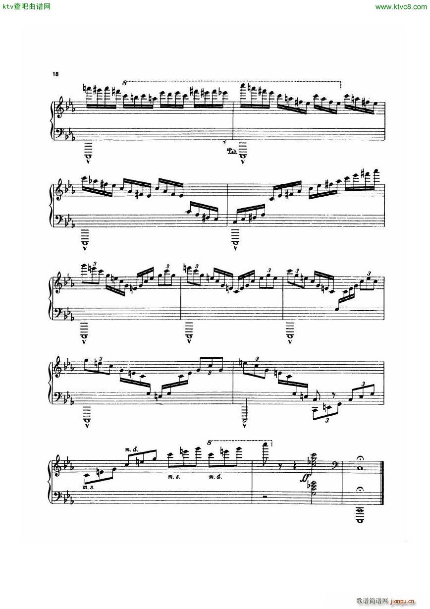 Dohnanyi 17 2 5 Humoresken Toccata(钢琴谱)10