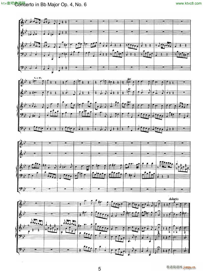 Handel 04 6 OrganConc(钢琴谱)5