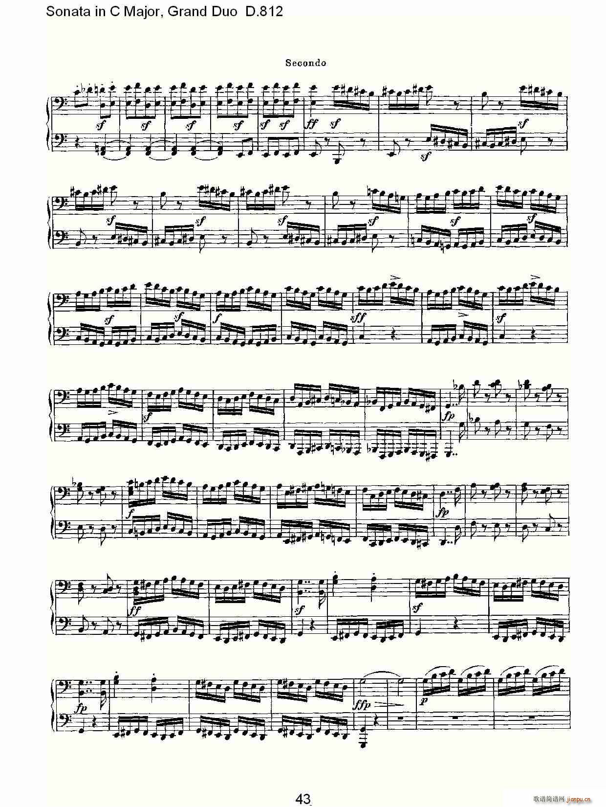 Sonata in C Major, Grand Duo D.812(总谱)13