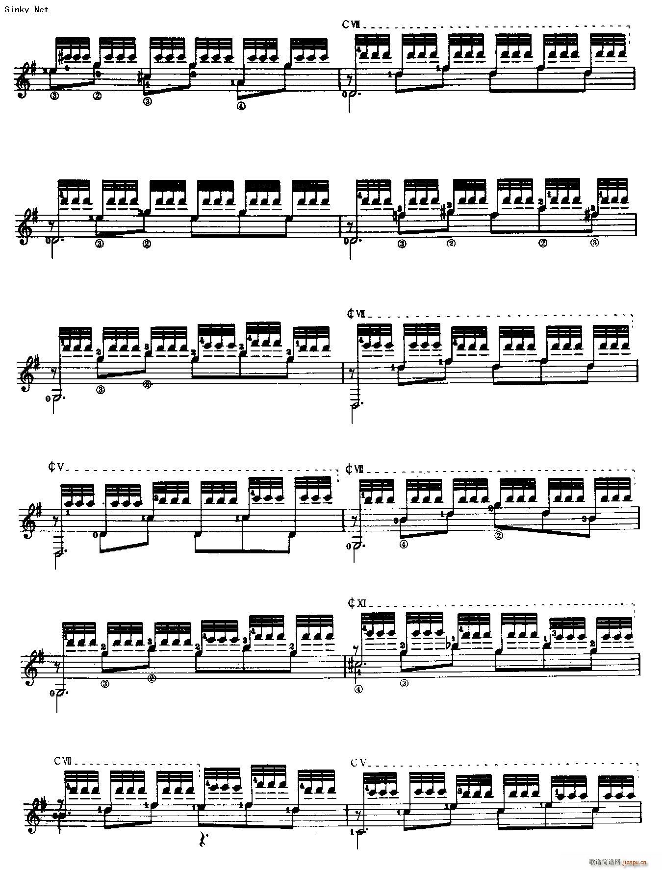 梦中的森林1(吉他谱)9