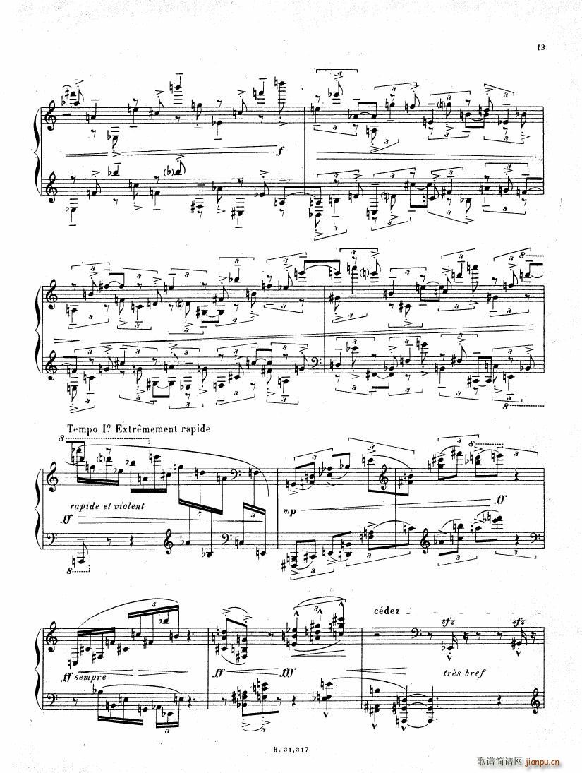 Pierre Boulez Sonata No 2 1 24(钢琴谱)13