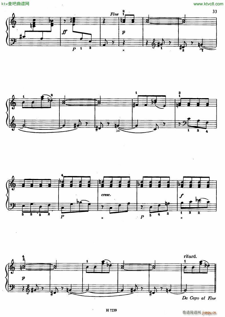 Hurnik piano etudes(钢琴谱)30