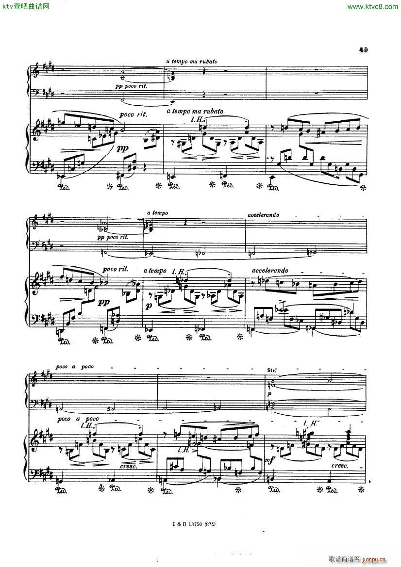 D Albert op 12 Piano Concerto No 2 part 2(钢琴谱)20