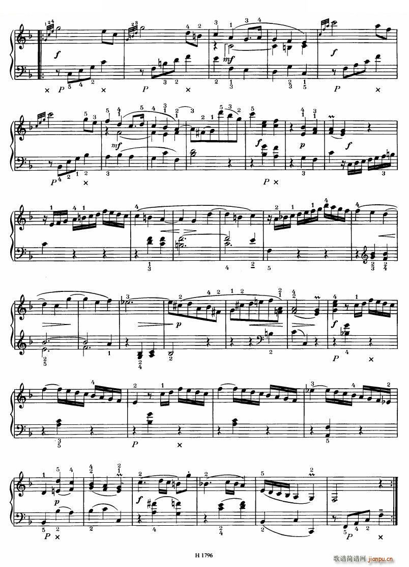 Benda 16 Sonatas 三 16 Sonatas 三(十字及以上)40