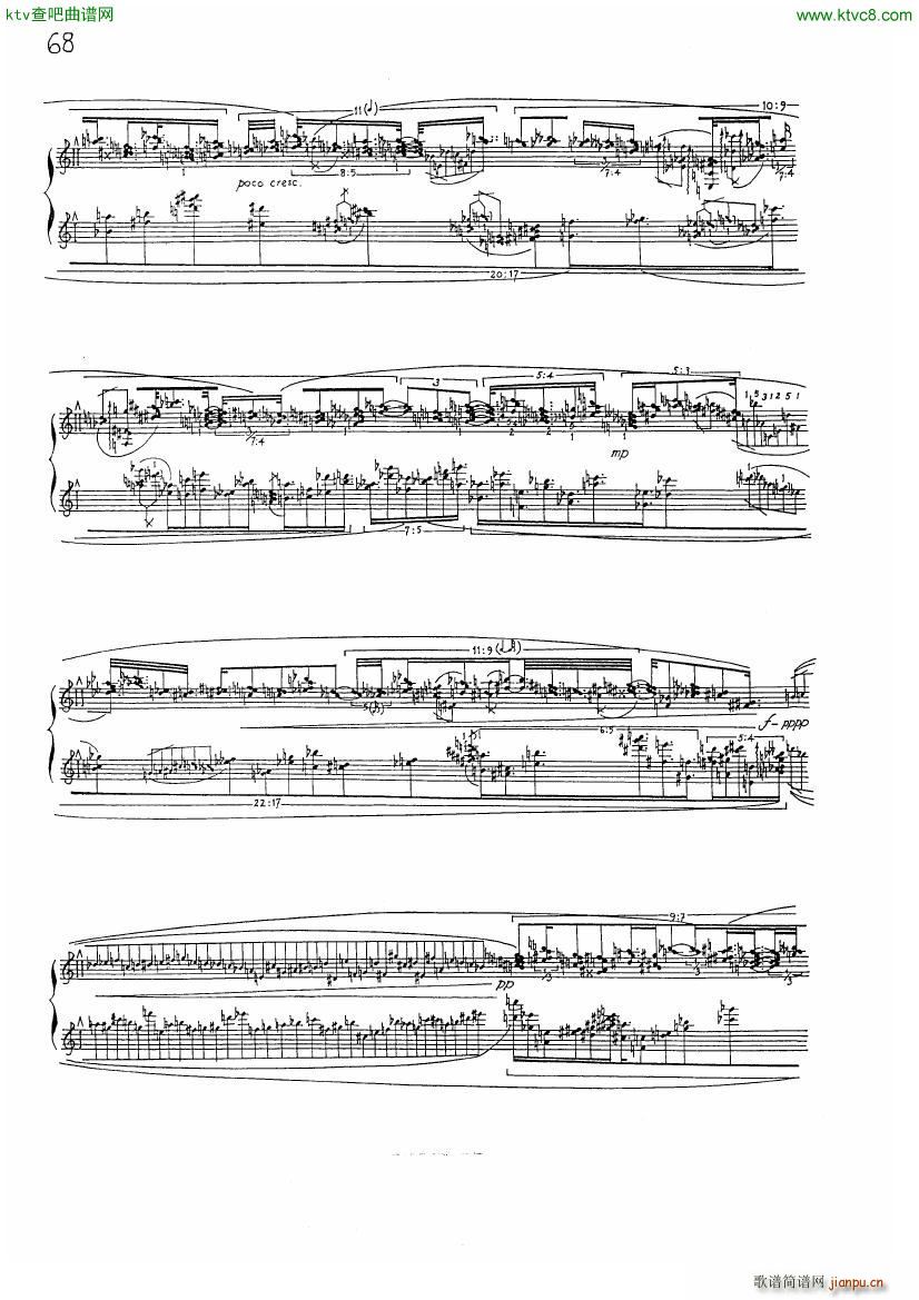 finnissy michael verdi transcription no 08(钢琴谱)7