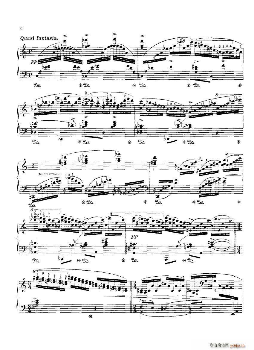 Beach Op 60 Variations on Balkan Themes(钢琴谱)22