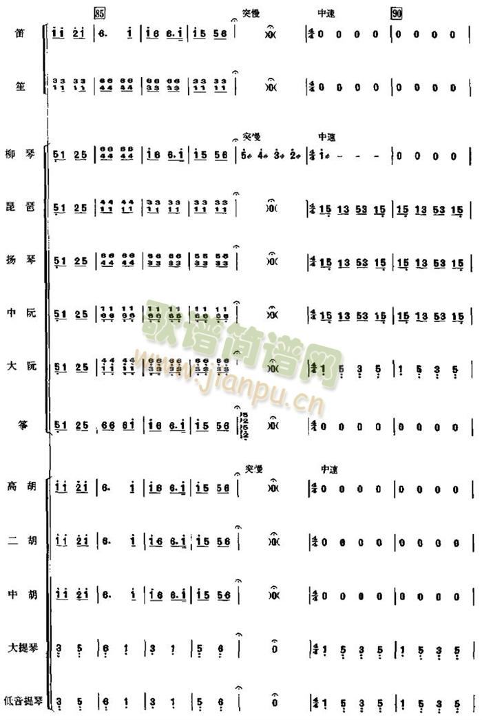 加拿大民歌(总谱)15