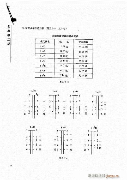 名家教二胡21-40(二胡谱)8