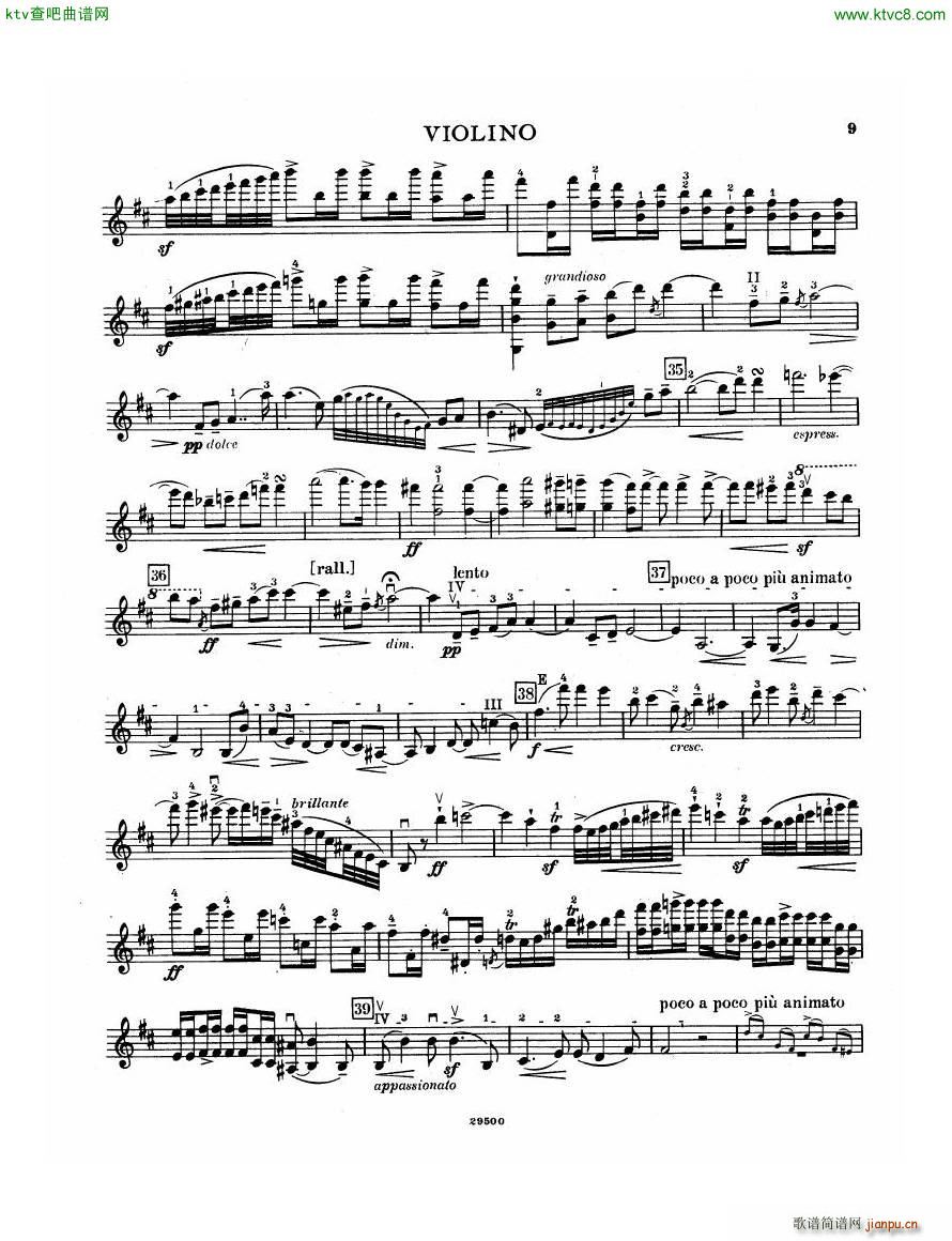 Elgar Violin Concerto Vn(钢琴谱)9