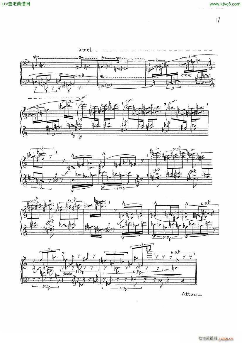 finnissy michael verdi transcription no 03(钢琴谱)1