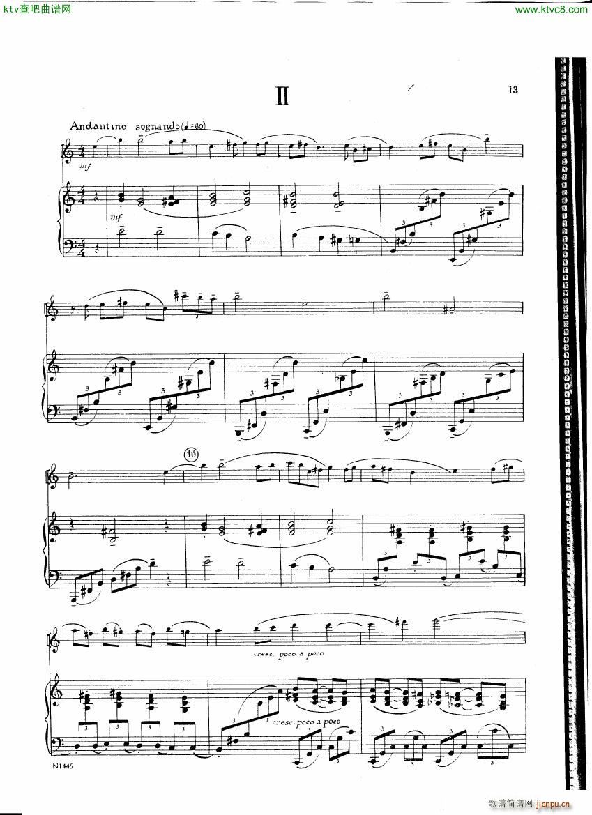 Burton E Flute sonatina score(钢琴谱)12