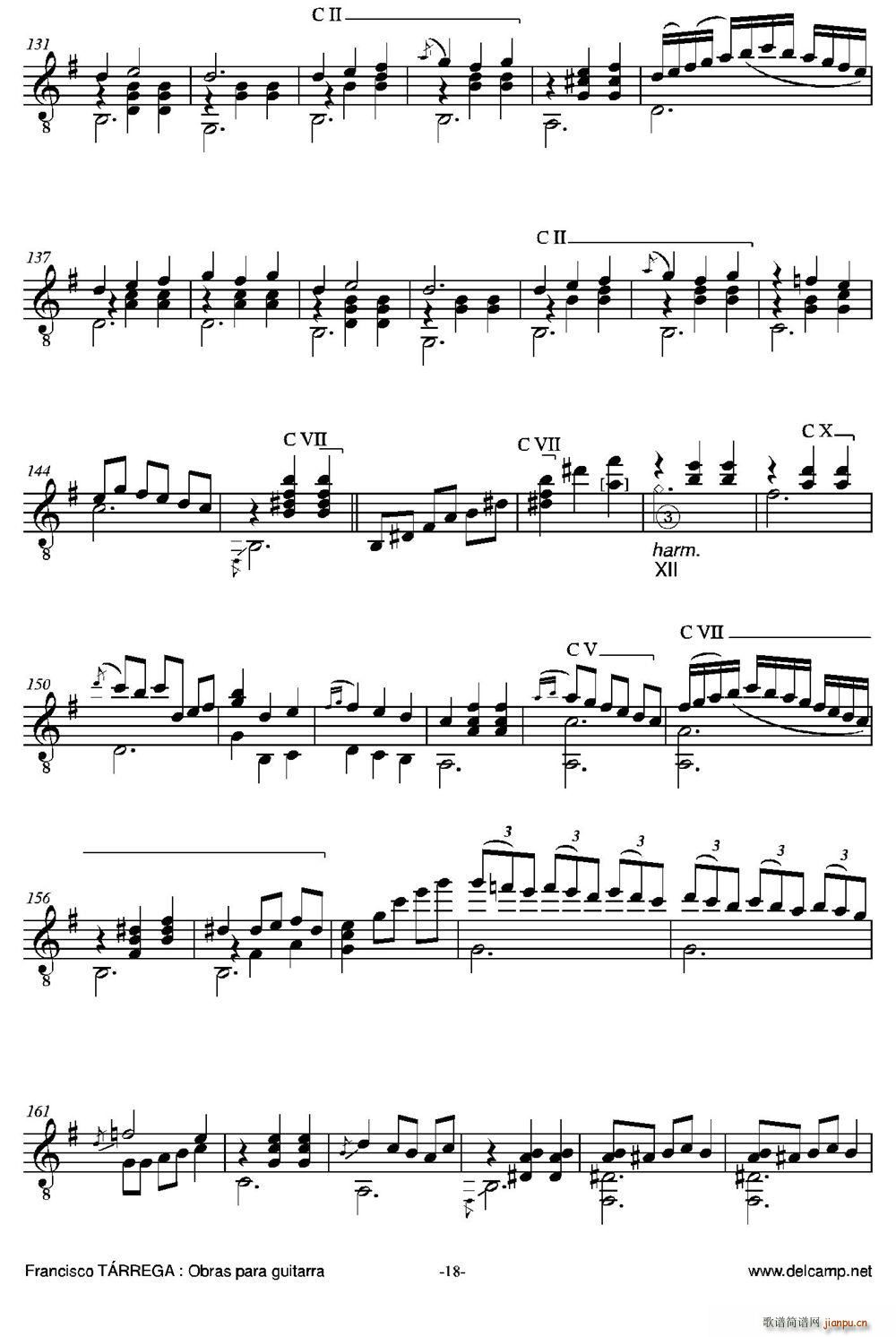 LA CARTAGENERA 古典吉他(吉他谱)5