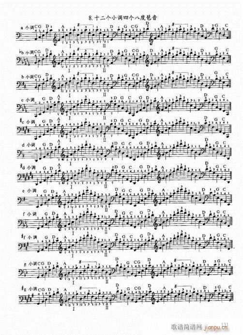 跟我学大提琴121-139序(大提琴谱)11