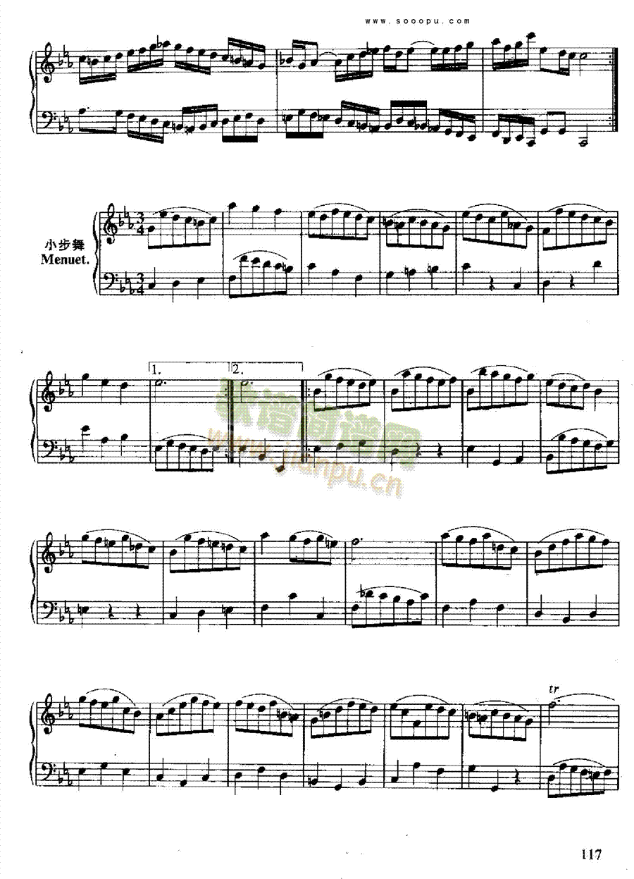 六首法国组曲键盘类钢琴(其他乐谱)14