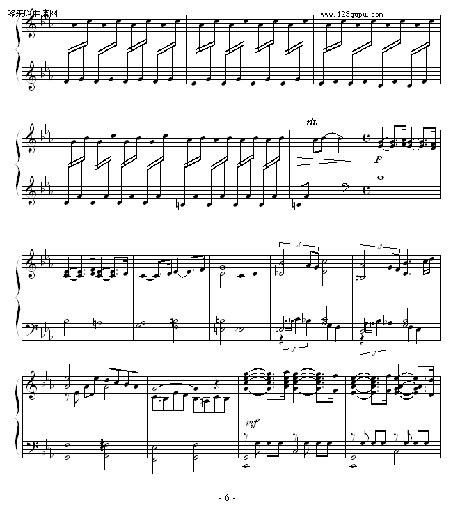 Bolero-久石让(钢琴谱)6