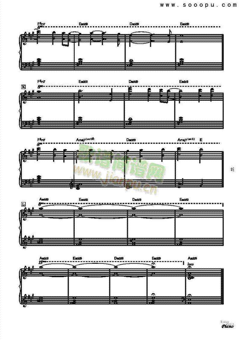 我心永恒-简易爵士键盘类钢琴(其他乐谱)5