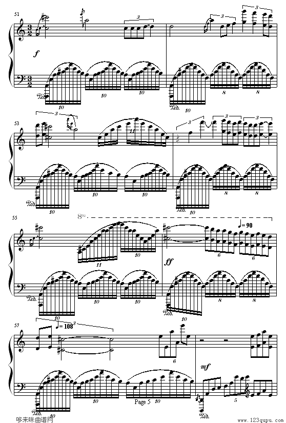 MINAMI-悠长假期(钢琴谱)5