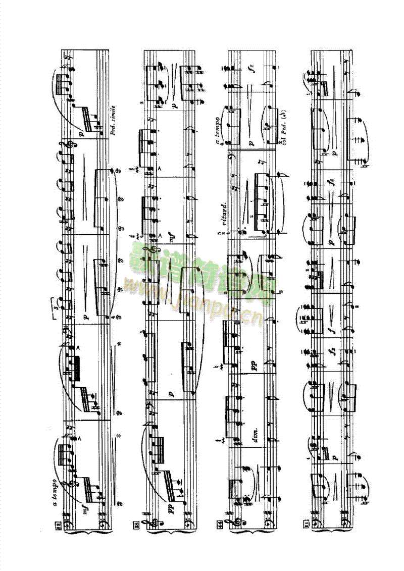 斯拉夫舞曲键盘类钢琴(其他乐谱)16