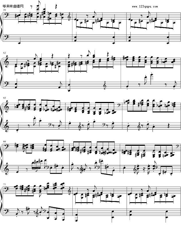 第二钢琴奏鸣曲第二乐章-普罗科非耶夫(钢琴谱)5