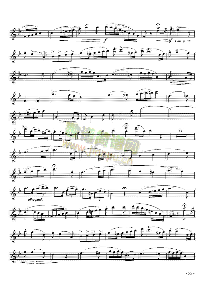 六级外国乐曲管乐类单簧管(其他乐谱)3