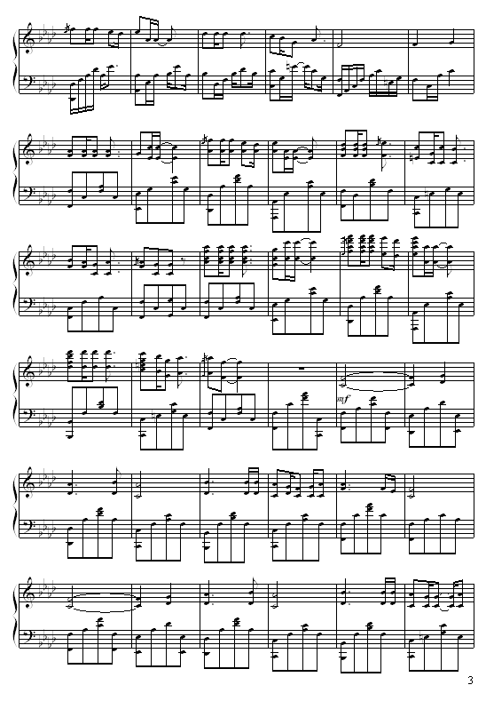 夜曲-苗波版(钢琴谱)3