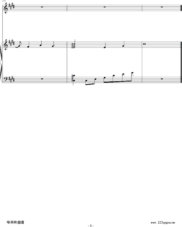 暧昧-弹唱版-侯湘婷(钢琴谱)8