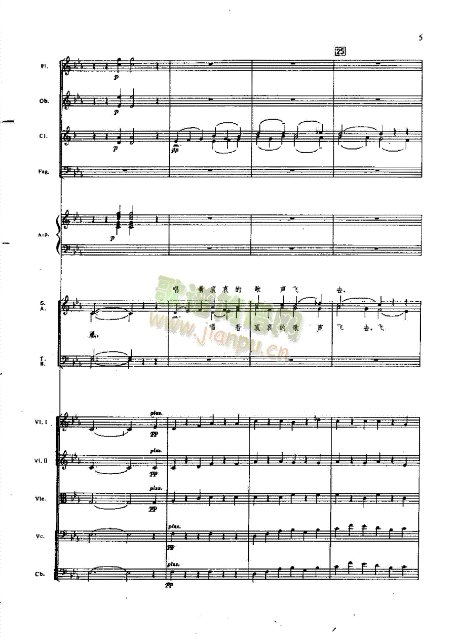 管弦乐总谱凤凰涅槃乐队类管弦乐总谱(总谱)5