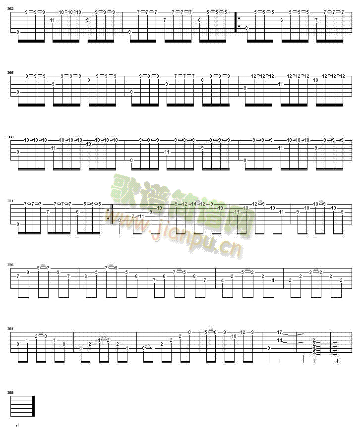 大霍塔舞曲吉他谱(吉他谱)10