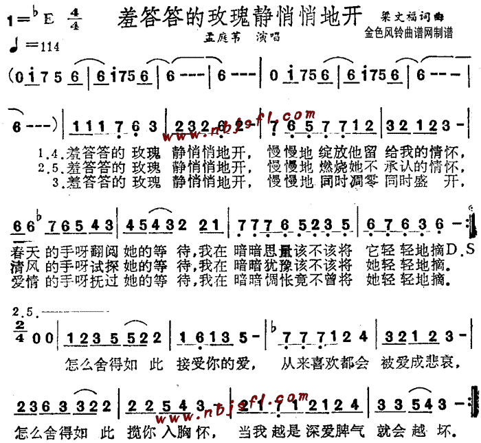 羞答答的玫瑰静悄悄地开(十字及以上)1