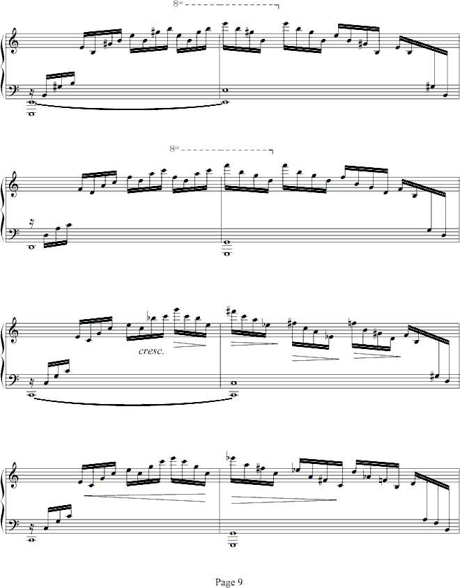 练习曲Op.10No.1(钢琴谱)9