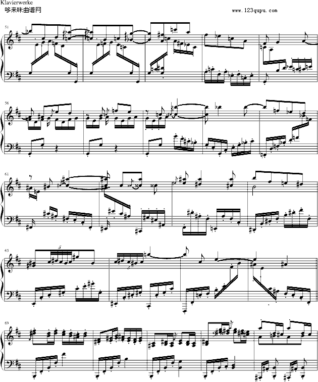 随想曲Op.76No.2-勃拉姆斯(钢琴谱)3