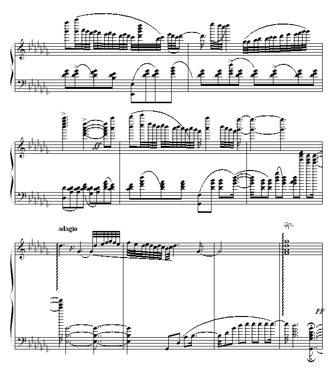 练习曲(钢琴谱)8