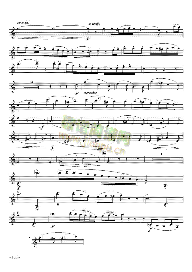 九级外国乐曲管乐类单簧管(其他乐谱)12