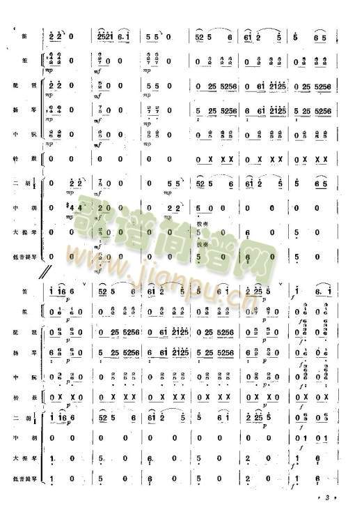 丰收花儿漫高原(总谱)3