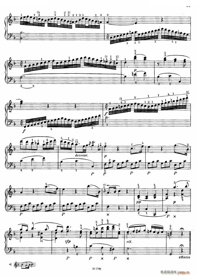 Benda 16 Sonatas 二 16 Sonatas 二(十字及以上)48