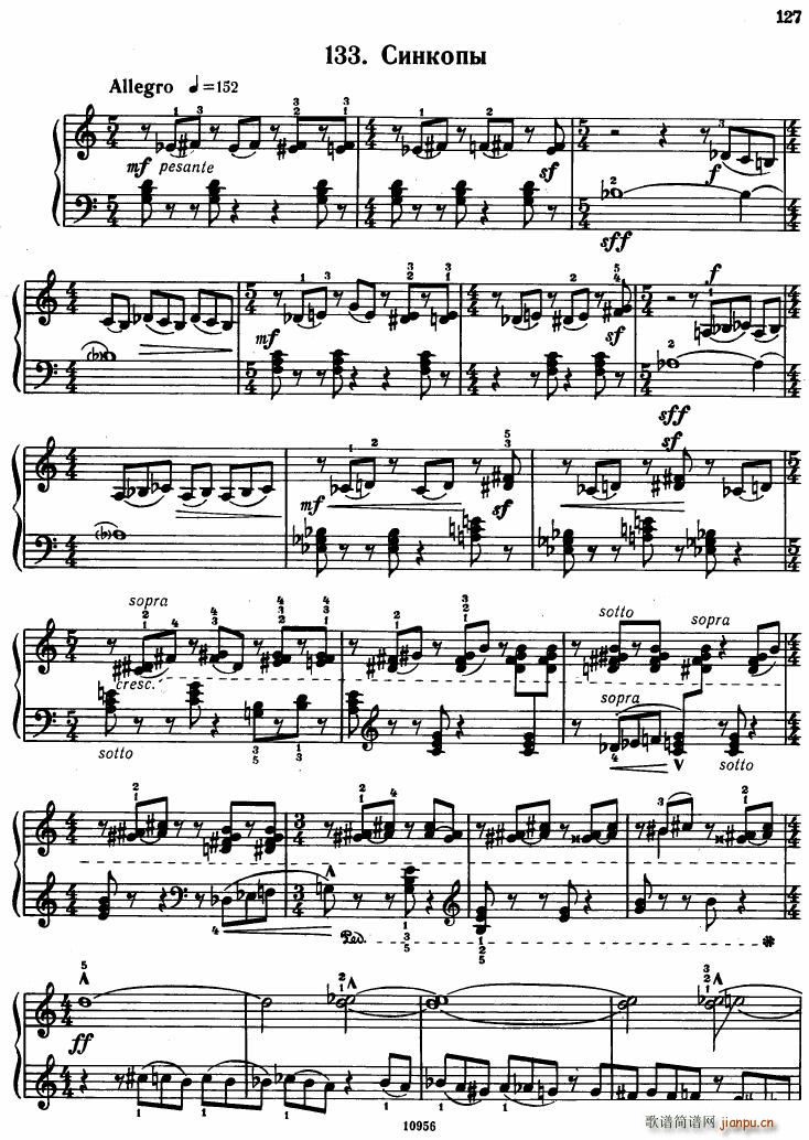 Bartok SZ 107 Mikrokosmos for Piano 122 139(钢琴谱)19