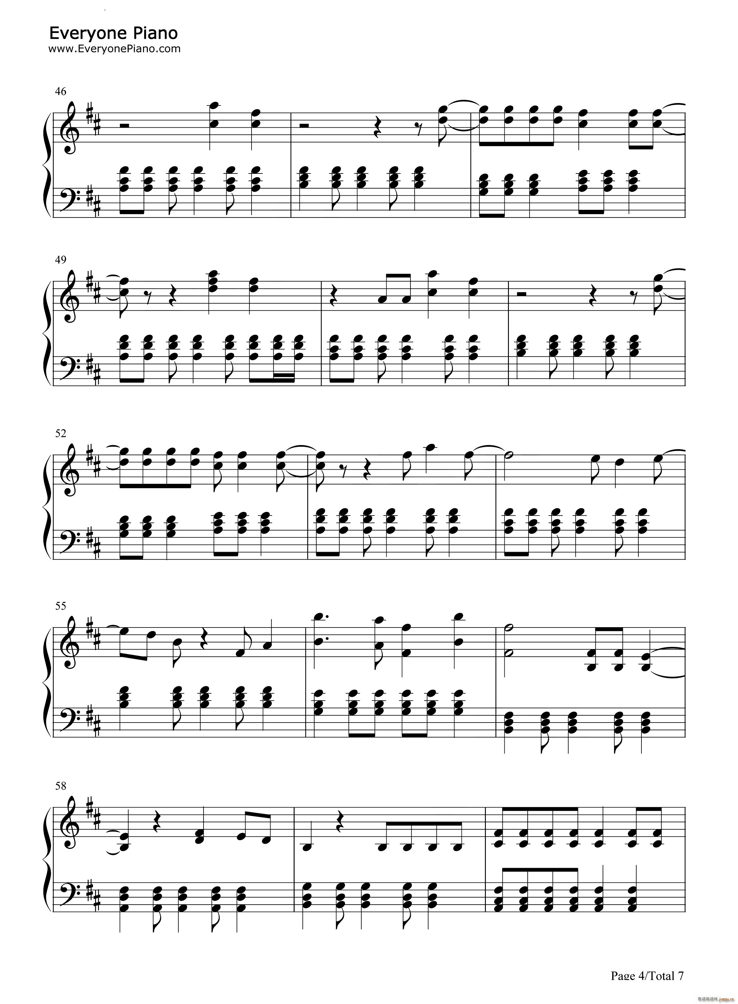 Cigarette Daydreams(钢琴谱)5