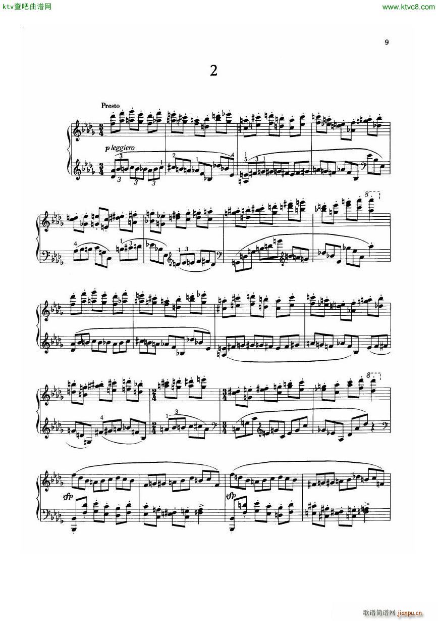 Dohnanyi Etude Op 28 2(钢琴谱)1