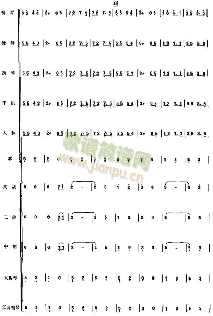 加拿大民歌(总谱)9