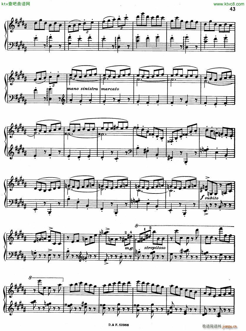 Casadesus Sonata No4 op56(钢琴谱)12