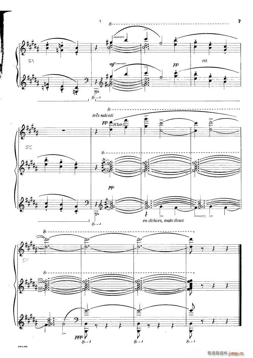 Boulanger Lili 3 Morceaux(钢琴谱)9