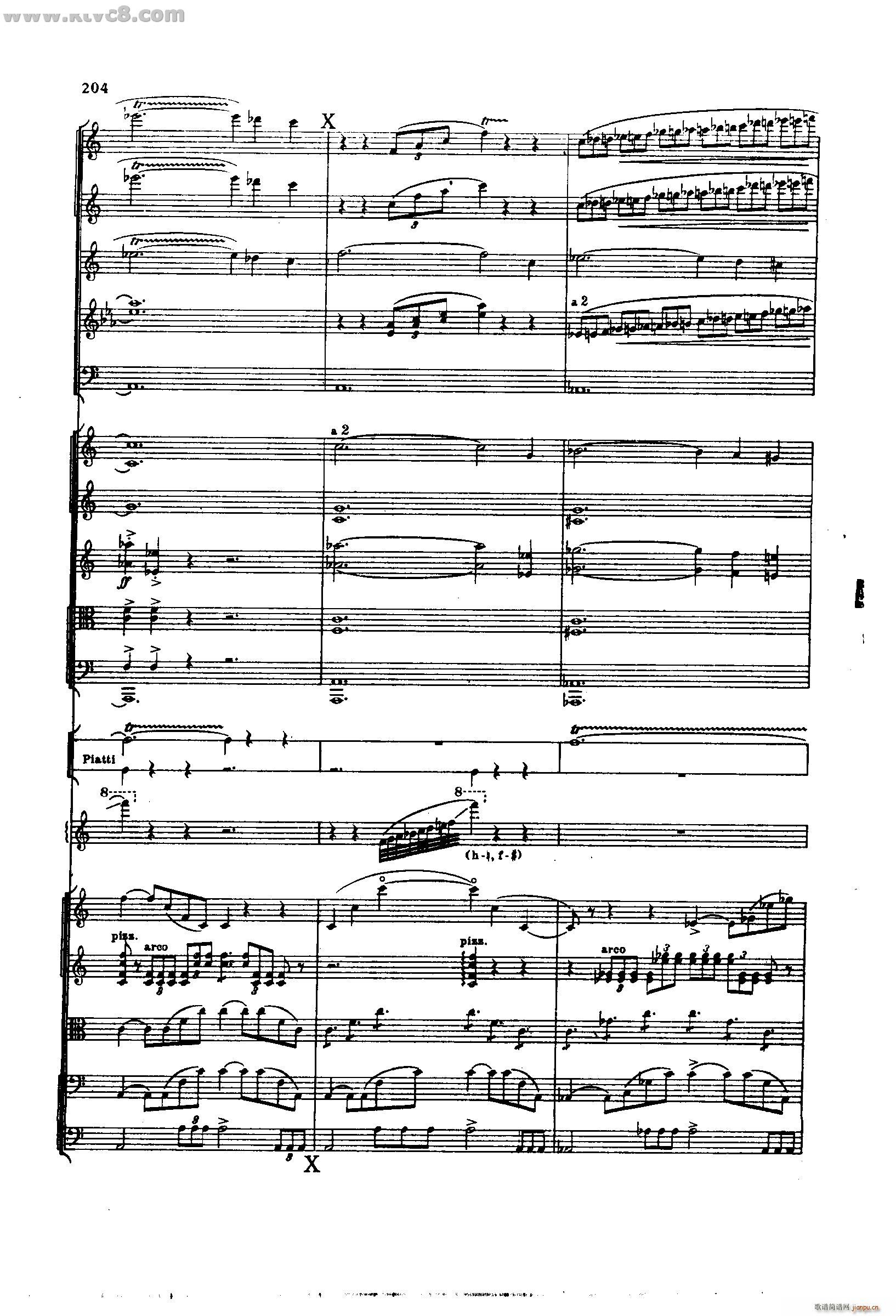 舍赫拉查达交响组曲 作品35 第五部分(总谱)14