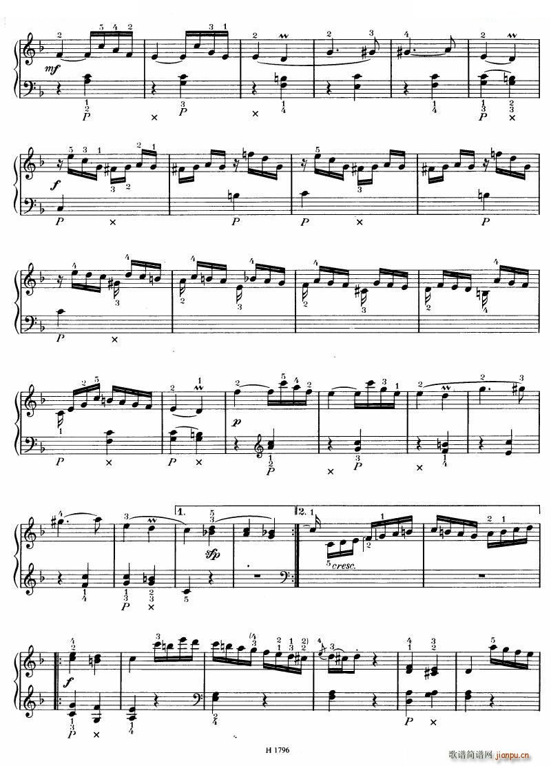 Benda 16 Sonatas 三 16 Sonatas 三(十字及以上)12