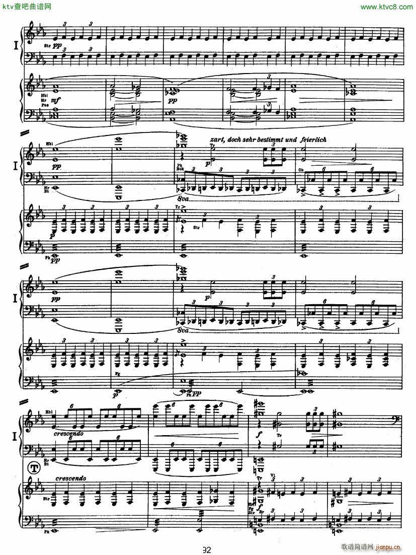 Bruckner Symphony No 4 4 hands arr 二(钢琴谱)41