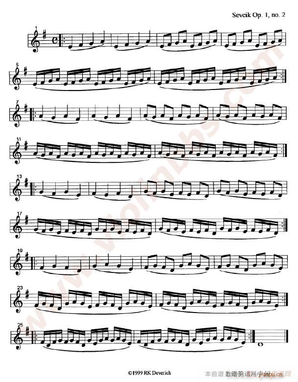 训练左手手指的颗粒性练习曲(钢琴谱)8