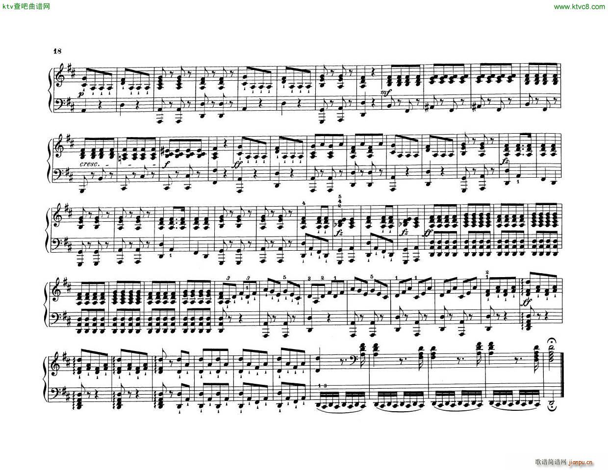 Anton Diabelli Sonates Mignonnes Op 150 Rondeau(钢琴谱)21