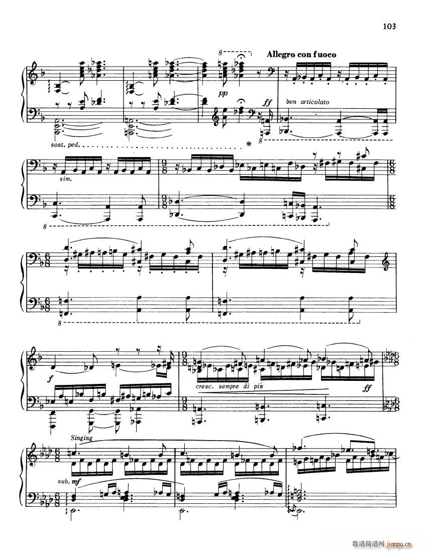 Barber op 46 Ballade op 46 Ballade(十字及以上)3