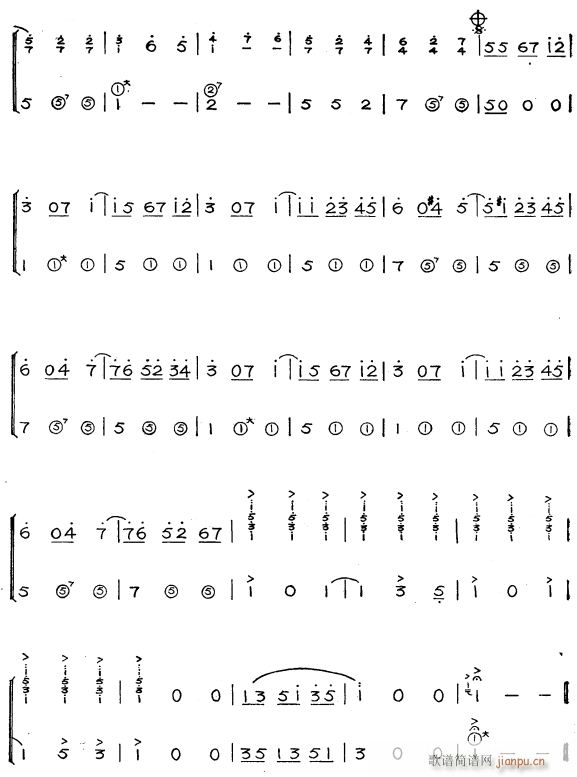 浮士德圆舞曲4(手风琴谱)1