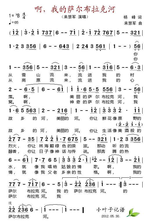 啊，我的萨尔布拉克河(十字及以上)1
