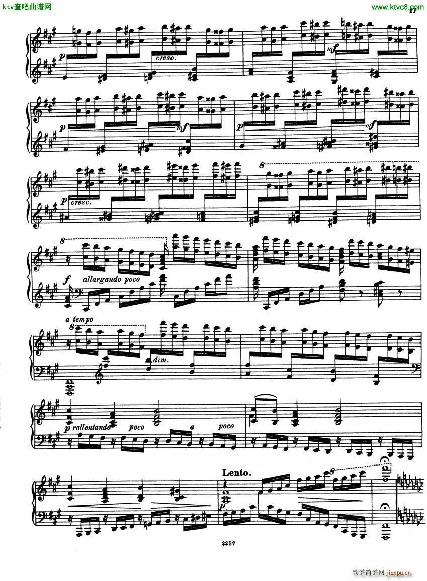 Glazunov Theme et Variations Op 72(钢琴谱)17